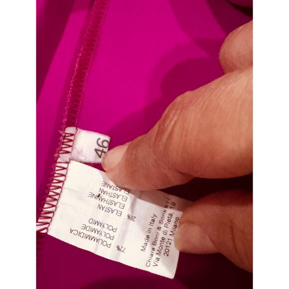 Chiara Boni La Petite Robe Corie V-Neck Fit & Flare  Cocktail dress sz IT 46 - Picture 5 of 16